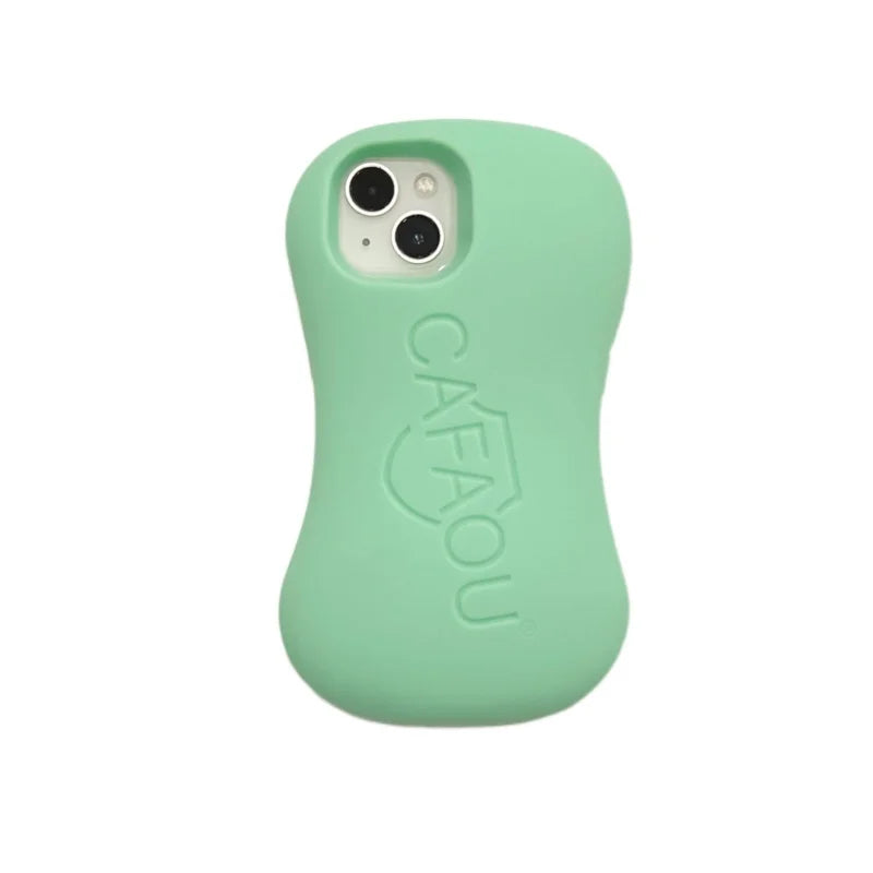 For iPhone 16 promax 15 14 13 12 Pro Max Plus Funny 3D Soap Phone Case Cute Shockproof Soft Silicone Cover