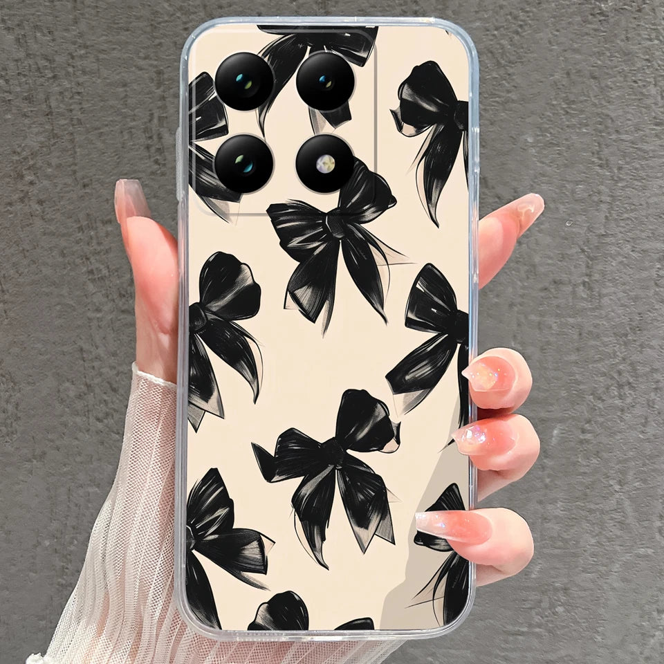 Case For Xiaomi 15 15T Pro Ultra Colorful Love Heart Durable Lightweight Soft Transparent Bumper For Xiaomi15Pro 15Ultra Fundas