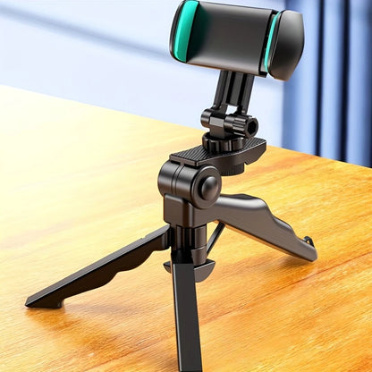 Mobile Phone Holder Tripod Table Top Phone Stand Mini Handheld Tripie Selfie Stick