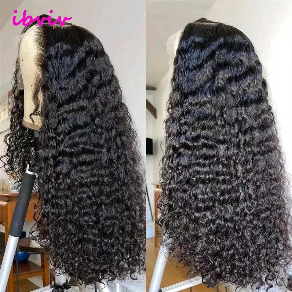 14 16 18 20Inch 15A Full 250 Density Bob Kinky Curly Human Hair Wig Raw Vietnamese Wet and Wavy Lace Frontal Human Hair Wig 13x4
