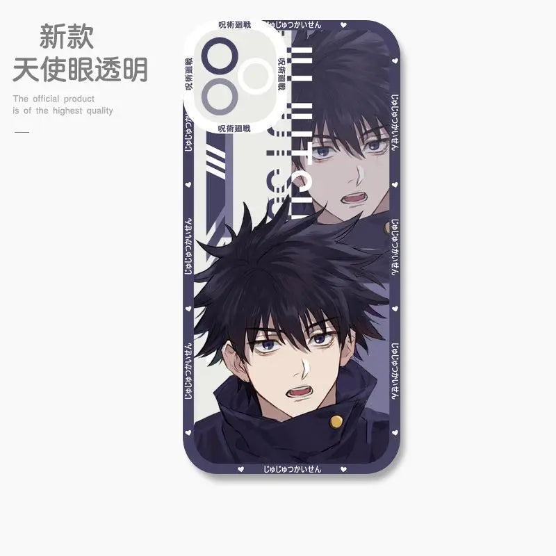 Case for Xiaomi POCO X5 X4 X3 Pro X3 GT X4 NFC F5 Pro F3 M3 Mi 11 Lite 5G NE 11T Pro Jujutsu Kaisen Gojo Satoru Clear Soft Cover