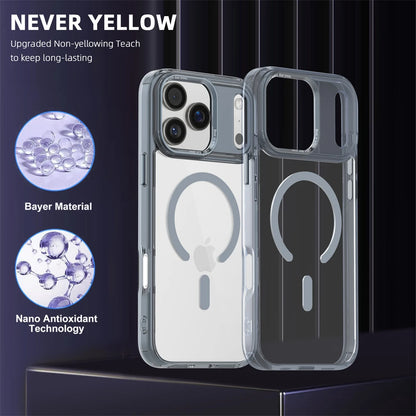 Luxury Anti-Yellow Strong Magnetic Case for iPhone 17 Pro Max Air 16 15 14 13 12 11 Magsafe Shockproof Wireless Charging Cover