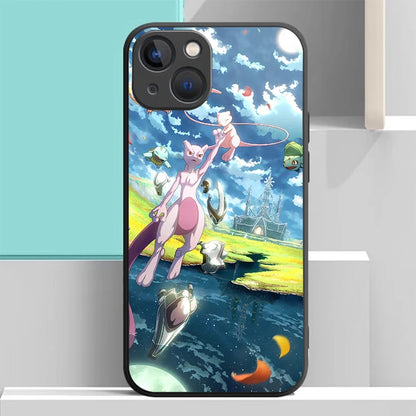 S-71 Cartoon Pokemon Soft Case for iPhone 14 13 11 12 XS Pro Max Plus X