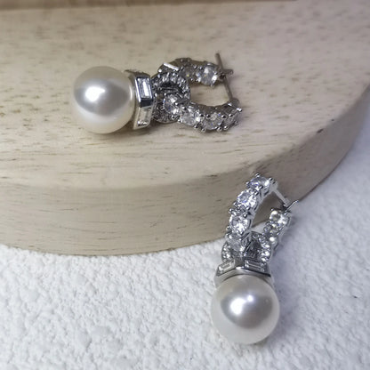 Original Princess Sparkling Crystal Wedding High-end Jewelry Set Charming Women's Heart-shaped Necklace Earrings Bracelet Ring