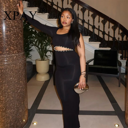 5pcs Wholesale Bulk Items Lots Long Sleeve Dresses for Women Elegant Pretty Long Evening Dress 2025 Summer Fashion Party X15216