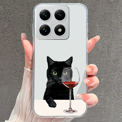 Case For Xiaomi 15 15T Pro Ultra Colorful Love Heart Durable Lightweight Soft Transparent Bumper For Xiaomi15Pro 15Ultra Fundas