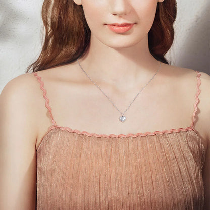 COOLTIME Love Heart Necklace for Women Stainless Steel Choker 2025 Trend Fashion Minimalist Party Jewelry Gift New in