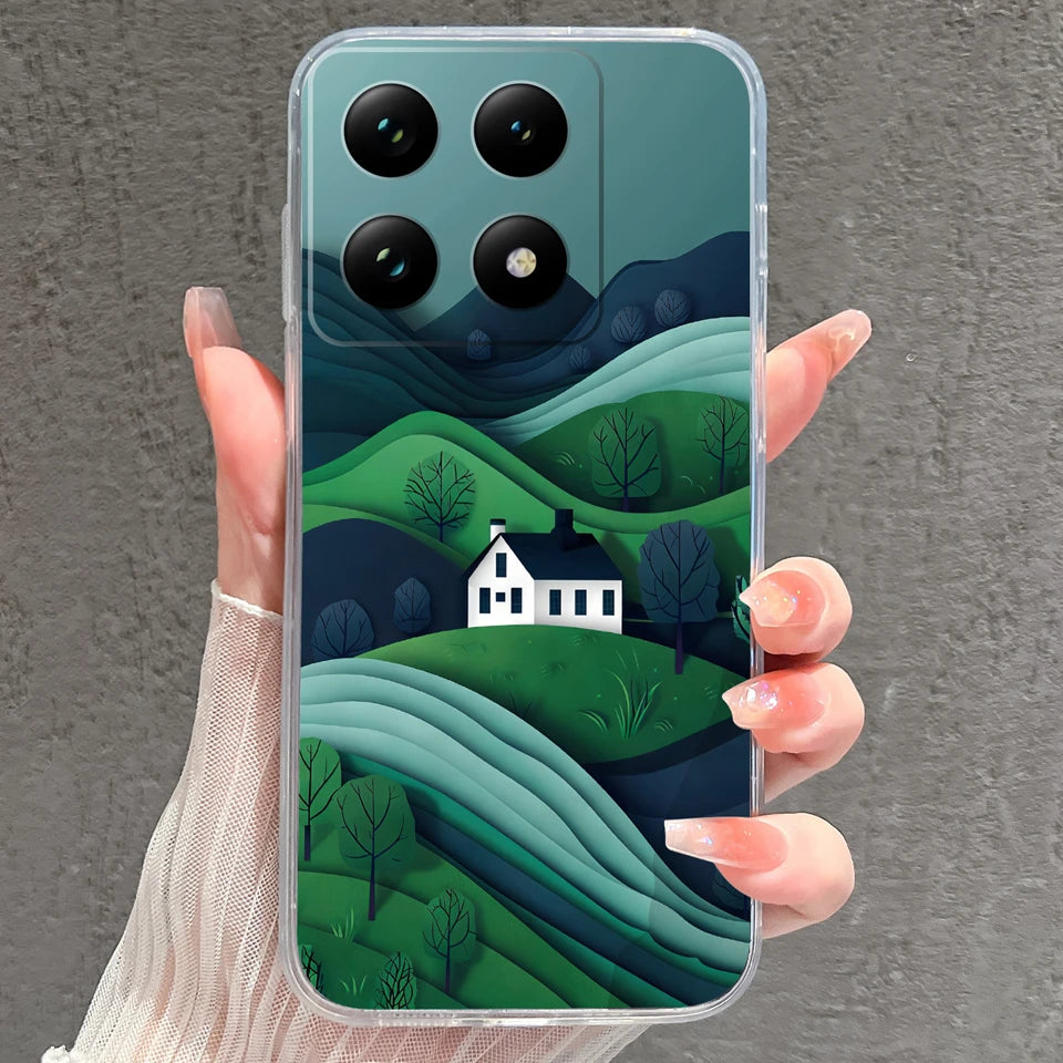 Case For Xiaomi 15 15T Pro Ultra Colorful Love Heart Durable Lightweight Soft Transparent Bumper For Xiaomi15Pro 15Ultra Fundas