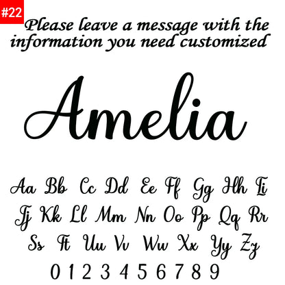 Custom Couple Name Letter Necklace for Women Luxury Stainless Steel Pendant Customized Clavicle Chain Gift Girlfriend Jewelry.