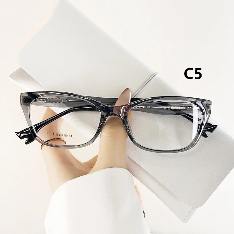 New Anti Blue Light Plain Eyeglasses High Quality High Definition Eyewear Plain Glasses Frame Network Popular Unisex Trendy