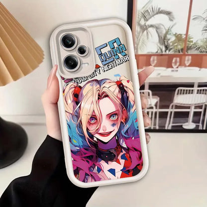 J-Jokers Luxury Girl Art For Xiaomi Redmi Note 14 13 13R 12 12R 11 11E 11T 11S Pro Plus 5G Eye Ladder Cover Phone Case