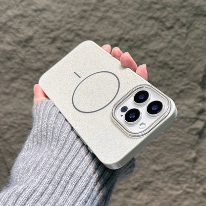 Glitter Bling For Magsafe Phone Case For iPhone 16 15 14 13 12 11 Pro Max Plus Magnetic Wireless Charging Fashion Candy Cover