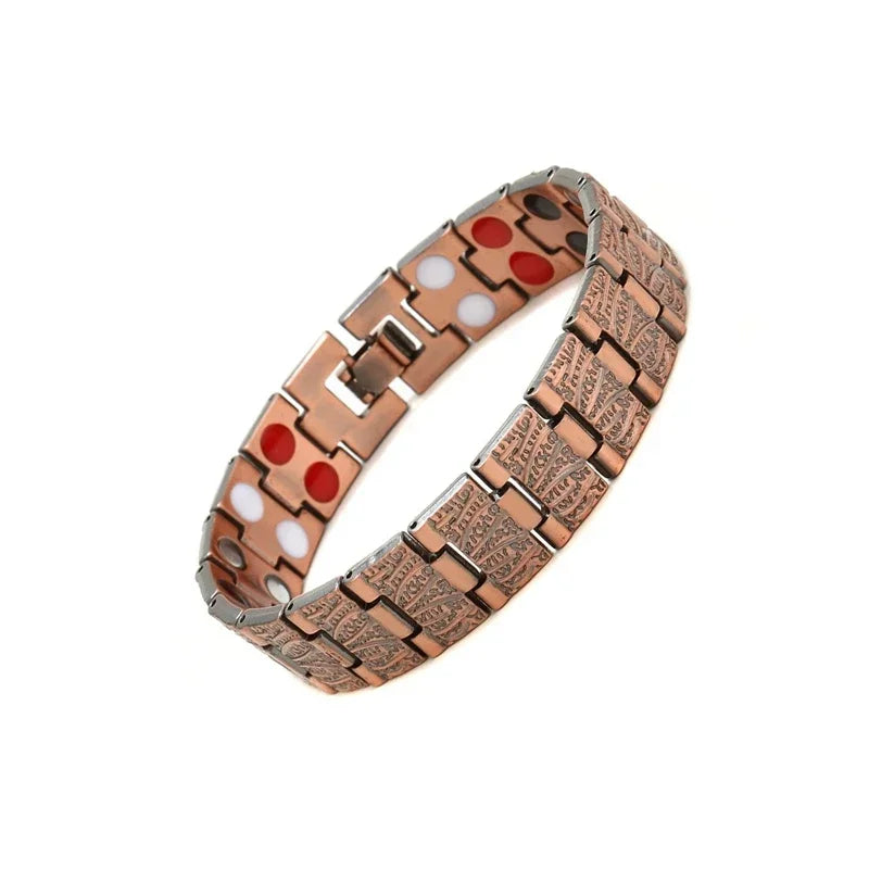 Copper Color Bracelets for Women&Men Therapy Health Magnetic Healing Bracelet Bio Energy Arthritis Pain Valentine's Day Gifts