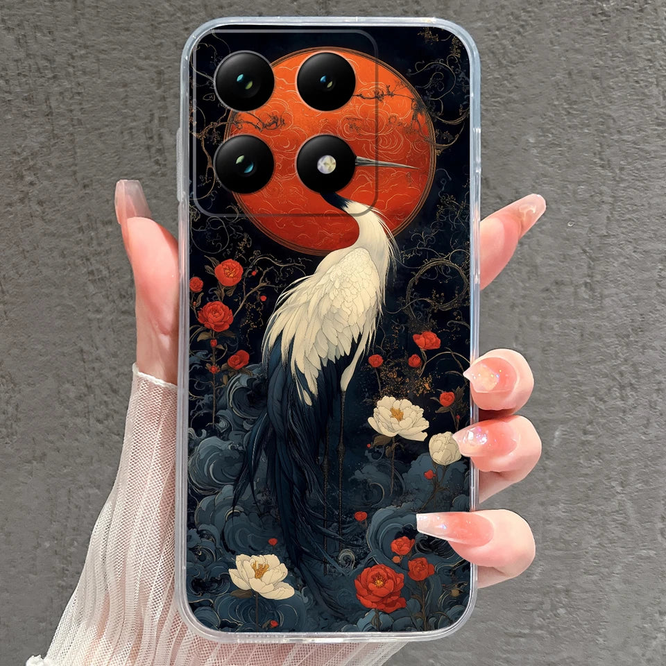 Case For Xiaomi 15 15T Pro Ultra Colorful Love Heart Durable Lightweight Soft Transparent Bumper For Xiaomi15Pro 15Ultra Fundas