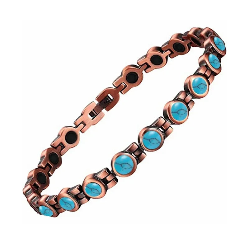 Copper Color Bracelets for Women&Men Therapy Health Magnetic Healing Bracelet Bio Energy Arthritis Pain Valentine's Day Gifts