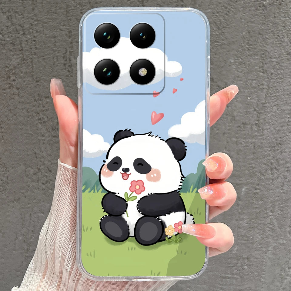 Case For Xiaomi 15 15T Pro Ultra Colorful Love Heart Durable Lightweight Soft Transparent Bumper For Xiaomi15Pro 15Ultra Fundas