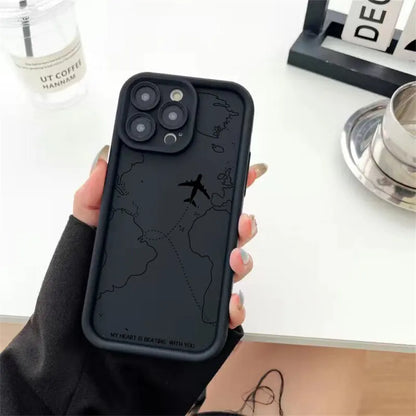 Airplane Route Case For Infinix Note 40 Zero 30 Hot 50 40i 30i Smart 9 8 7 Tecno 30C Spark Go 2025 10C 20C Camon 30 20 GT 10 Pro