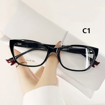 New Anti Blue Light Plain Eyeglasses High Quality High Definition Eyewear Plain Glasses Frame Network Popular Unisex Trendy