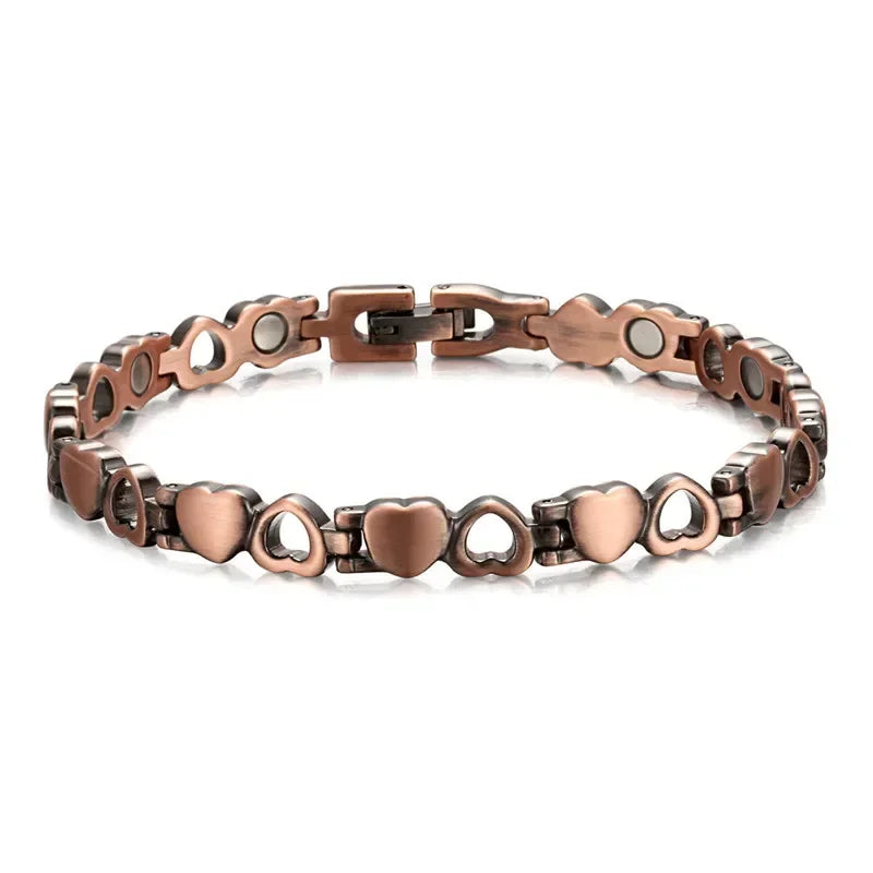 Copper Color Bracelets for Women&Men Therapy Health Magnetic Healing Bracelet Bio Energy Arthritis Pain Valentine's Day Gifts