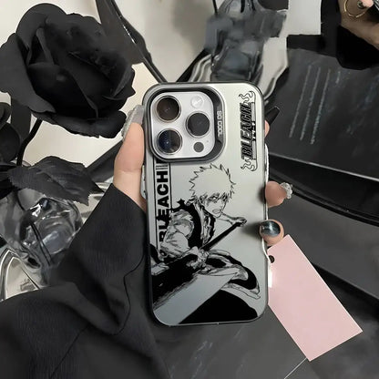 B-Bleachs K-Kurosaki Ichigo Phone Case For IPhone 17 16 15 14 13 12 11 Pro Max Air Multicolor Matte Metallic Aurora Funda