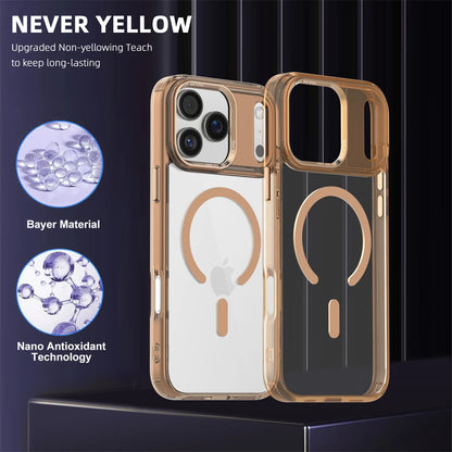 Luxury Anti-Yellow Strong Magnetic Case for iPhone 17 Pro Max Air 16 15 14 13 12 11 Magsafe Shockproof Wireless Charging Cover
