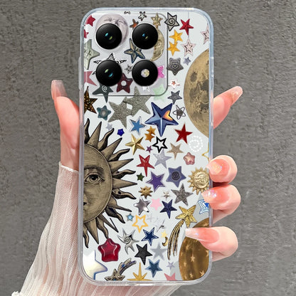 Case For Xiaomi 15 15T Pro Ultra Colorful Love Heart Durable Lightweight Soft Transparent Bumper For Xiaomi15Pro 15Ultra Fundas