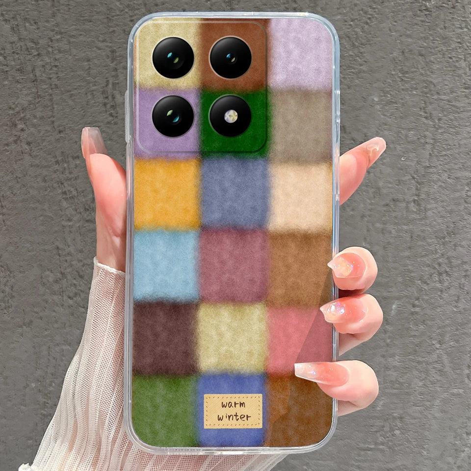 Case For Xiaomi 15 15T Pro Ultra Colorful Love Heart Durable Lightweight Soft Transparent Bumper For Xiaomi15Pro 15Ultra Fundas