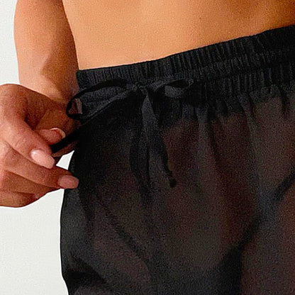 Swim Shorts Women High Waist Shorts Wraps Ups Pants Beach Up Women For Swimwear Cover Cover Mesh Ruffle Swim Shirt And Shorts
