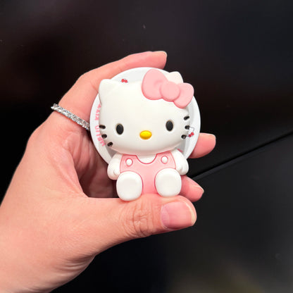 Sanrio For Hello Kitty Silicone Gel Suction Magnet Mobile Phone Holder Convenient Practical Shell Bracket Or Smartphone Cartoon