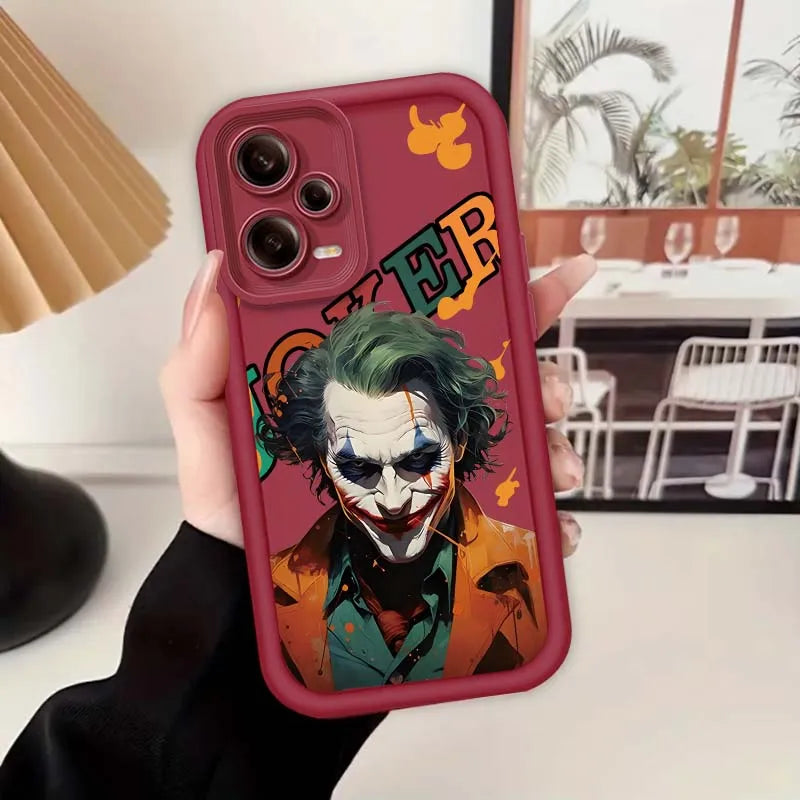 J-Jokers Luxury Girl Art For Xiaomi Redmi Note 14 13 13R 12 12R 11 11E 11T 11S Pro Plus 5G Eye Ladder Cover Phone Case