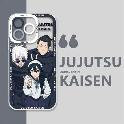 Case for Xiaomi POCO X5 X4 X3 Pro X3 GT X4 NFC F5 Pro F3 M3 Mi 11 Lite 5G NE 11T Pro Jujutsu Kaisen Gojo Satoru Clear Soft Cover